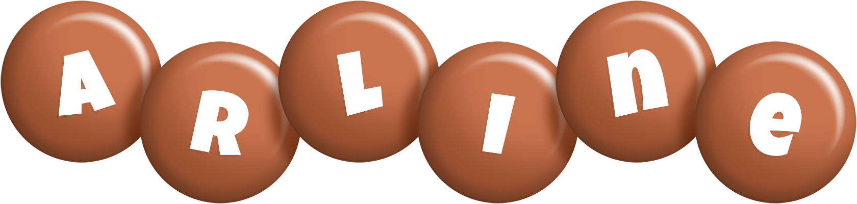 Arline candy-brown logo