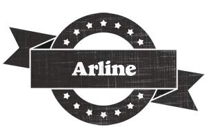 Arline grunge logo