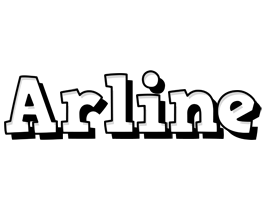 Arline snowing logo