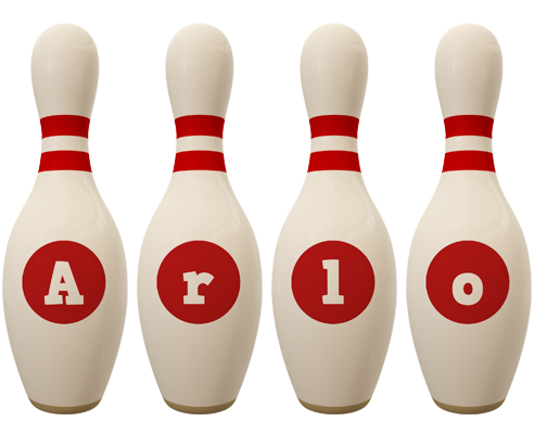 Arlo bowling-pin logo