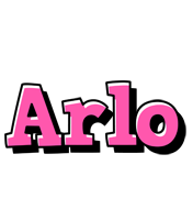 Arlo girlish logo