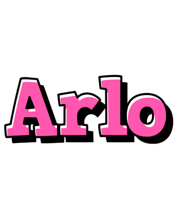 Arlo girlish logo