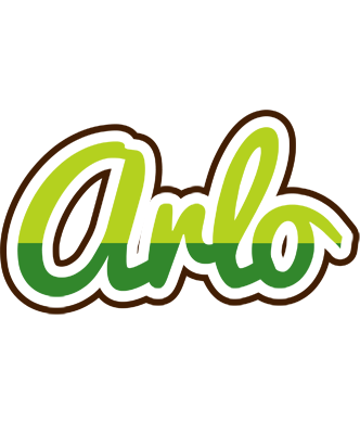 Arlo golfing logo