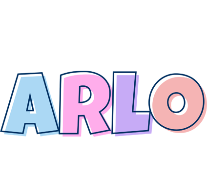 Arlo pastel logo