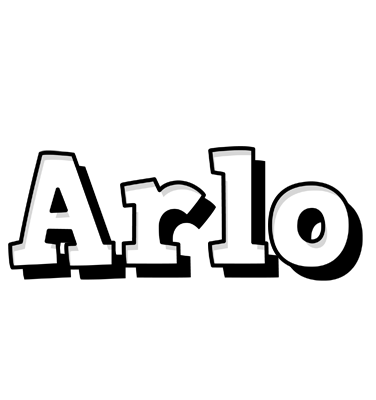 Arlo snowing logo