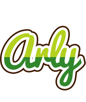 Arly golfing logo