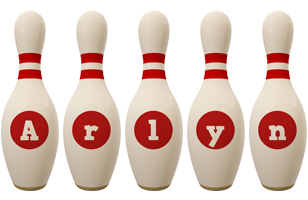 Arlyn bowling-pin logo