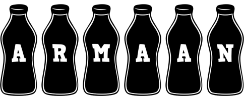 Armaan bottle logo