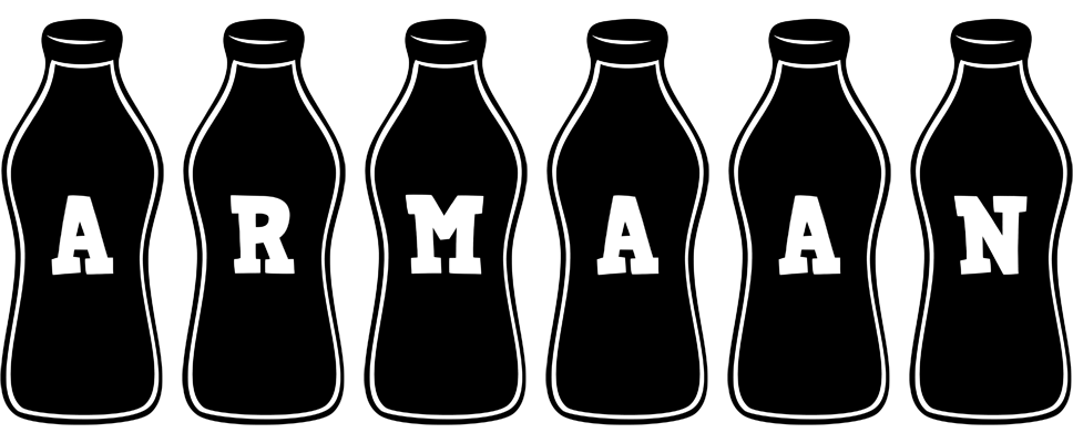 Armaan bottle logo