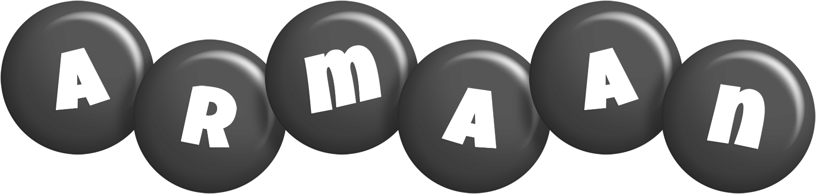 Armaan candy-black logo