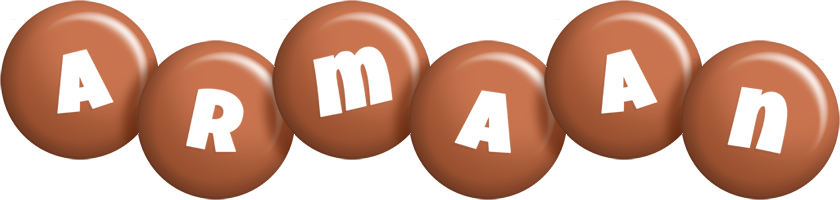 Armaan candy-brown logo