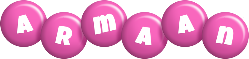 Armaan candy-pink logo