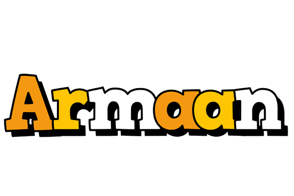Armaan cartoon logo