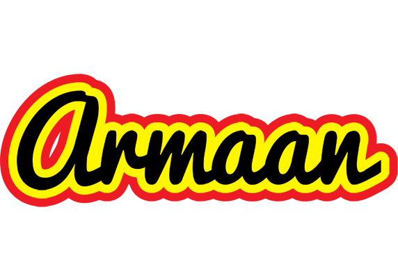 Armaan flaming logo