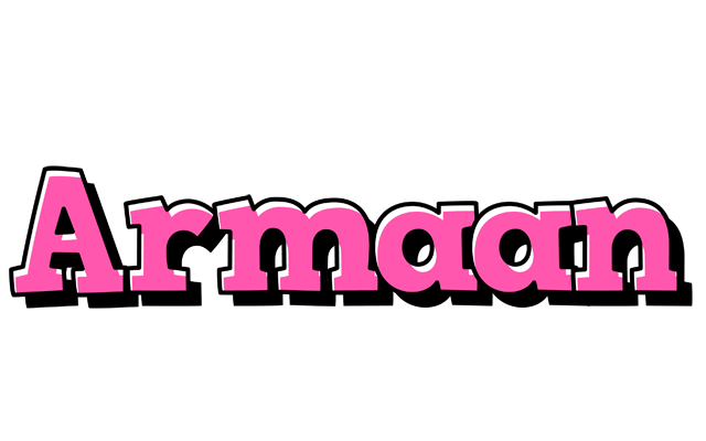 Armaan girlish logo