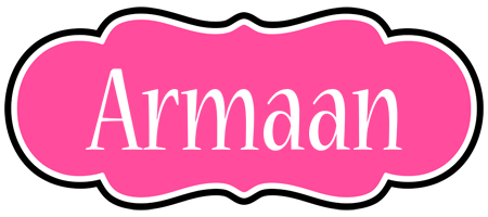 Armaan invitation logo