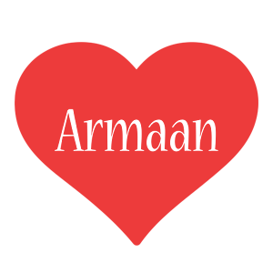 Armaan love logo