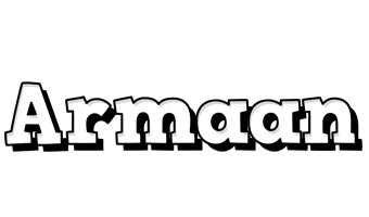 Armaan snowing logo