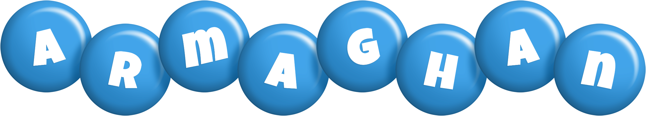 Armaghan candy-blue logo