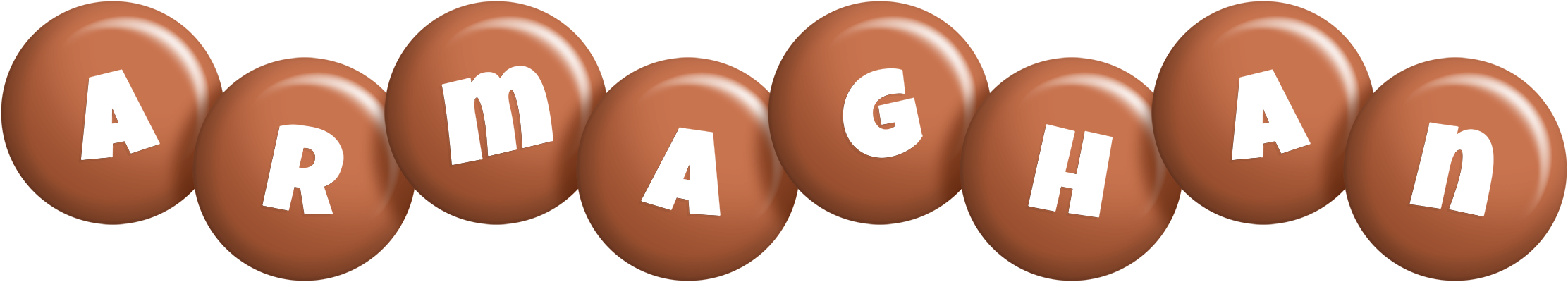 Armaghan candy-brown logo
