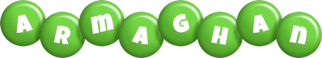 Armaghan candy-green logo