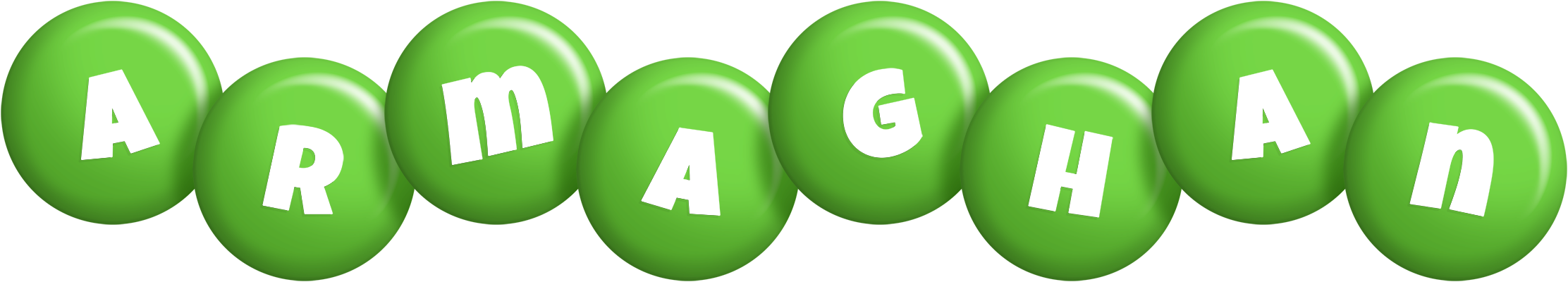 Armaghan candy-green logo