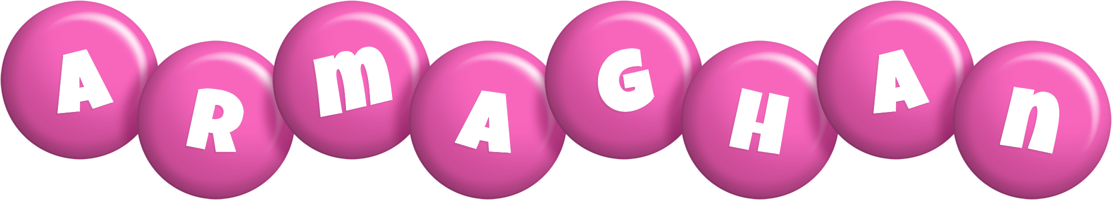 Armaghan candy-pink logo