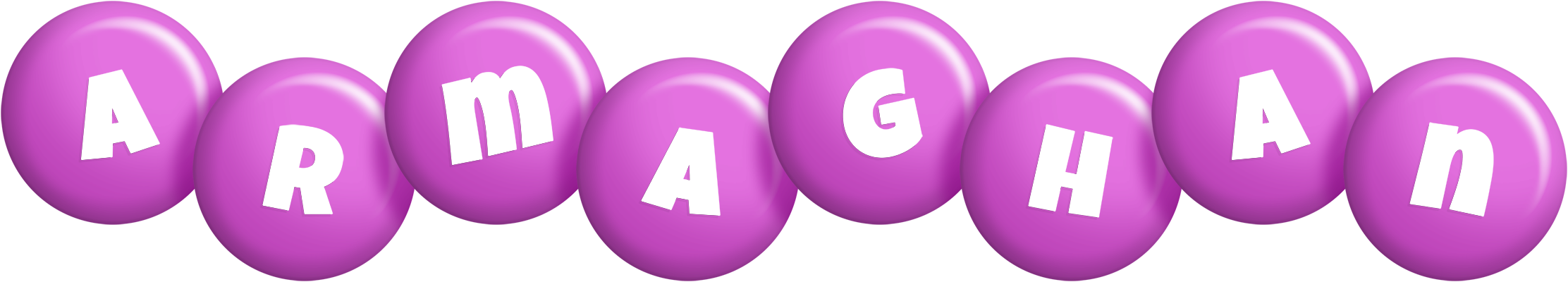 Armaghan candy-purple logo