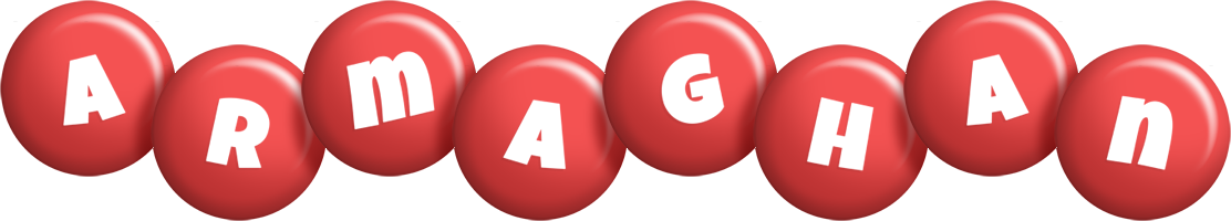 Armaghan candy-red logo