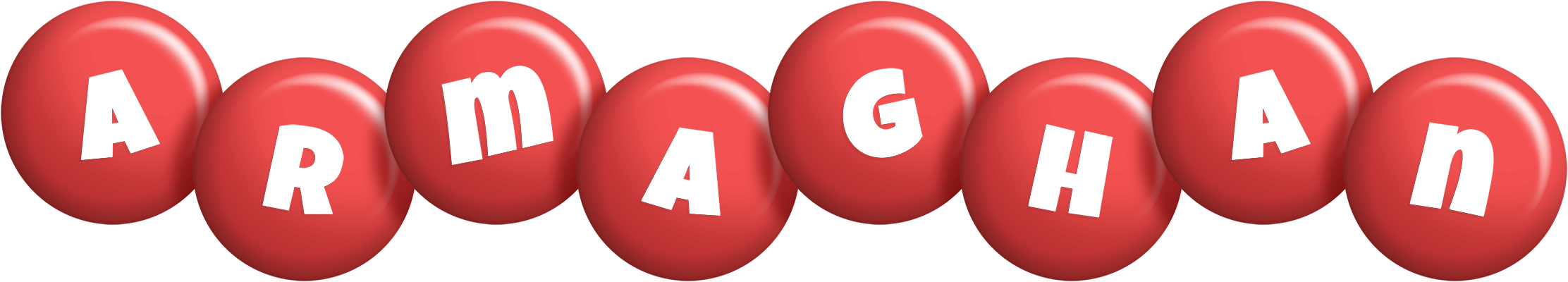 Armaghan candy-red logo
