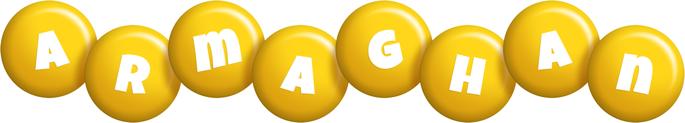 Armaghan candy-yellow logo