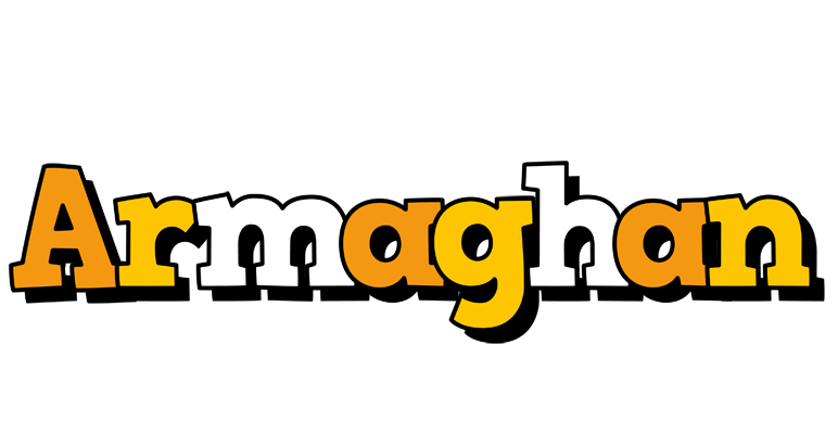 Armaghan cartoon logo