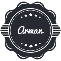 Arman badge logo