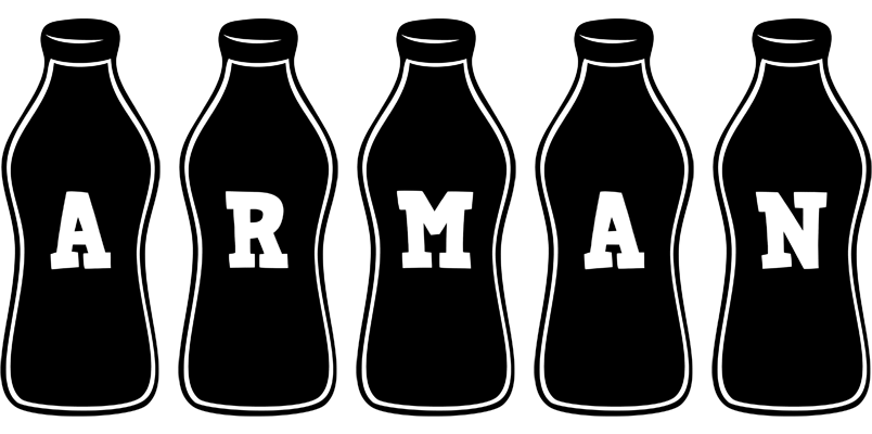 Arman bottle logo