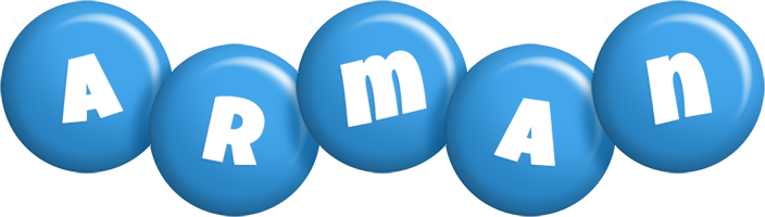 Arman candy-blue logo