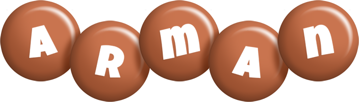 Arman candy-brown logo