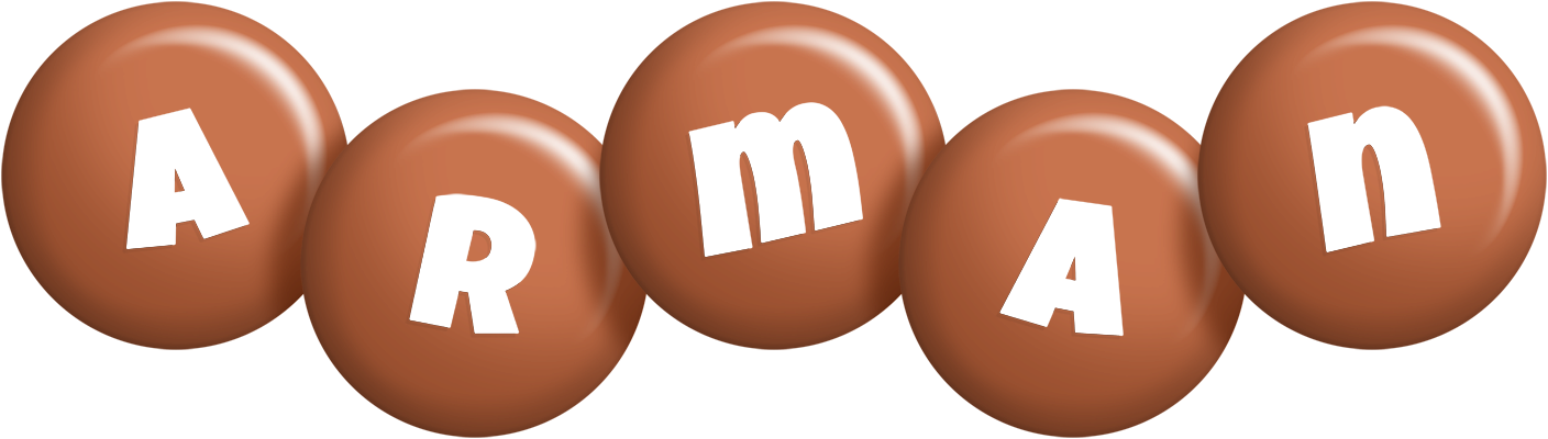 Arman candy-brown logo