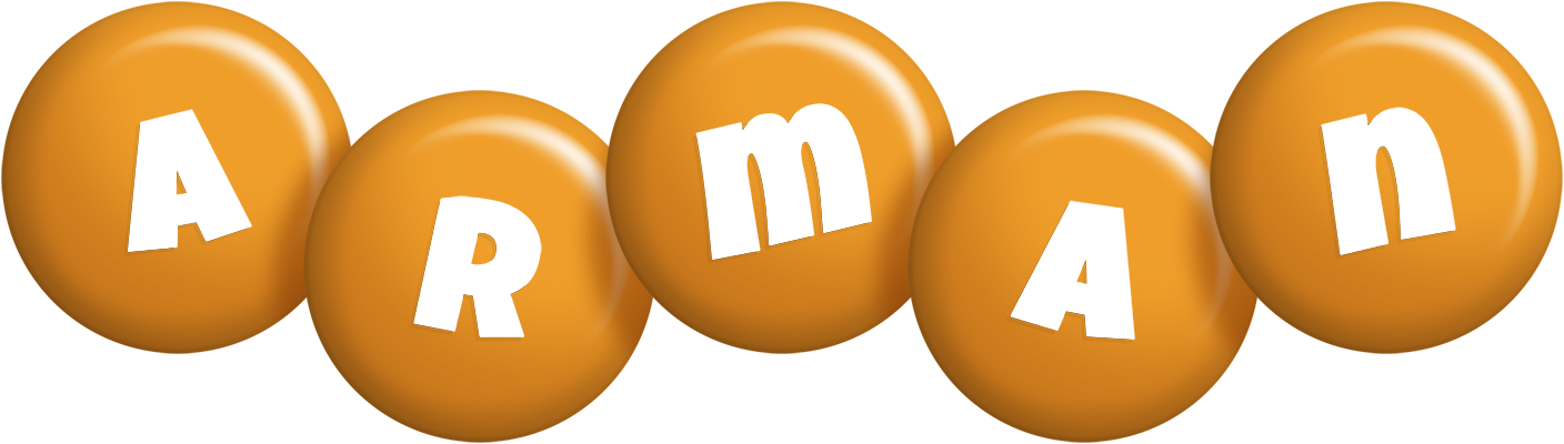 Arman candy-orange logo