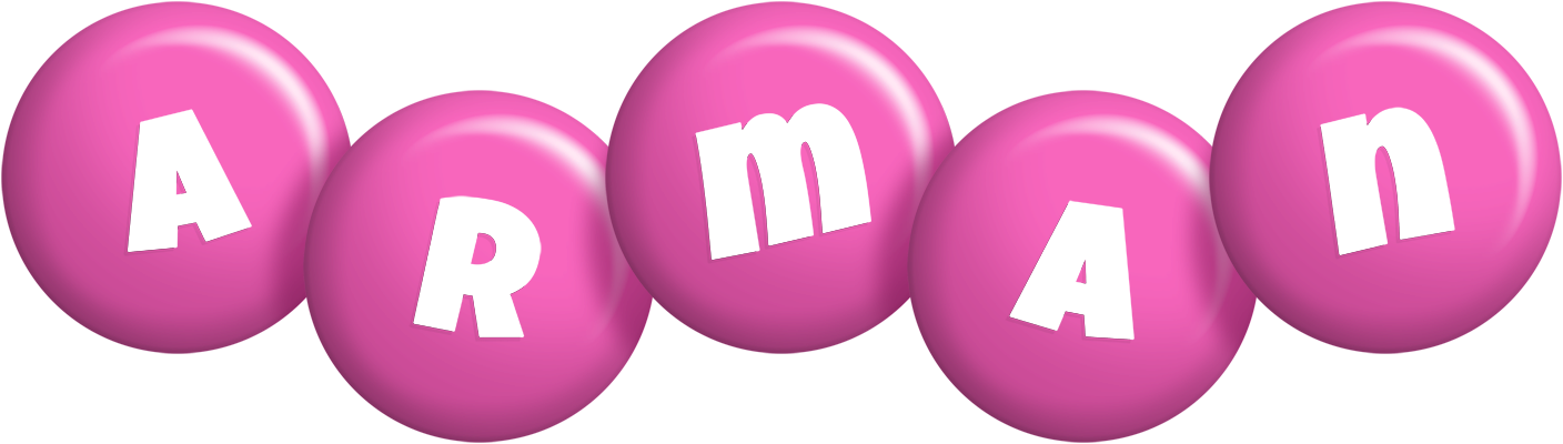 Arman candy-pink logo