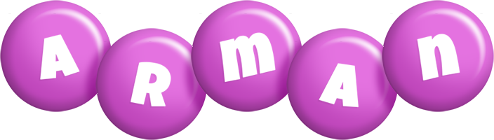 Arman candy-purple logo