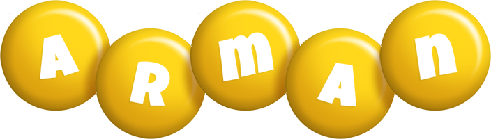 Arman candy-yellow logo