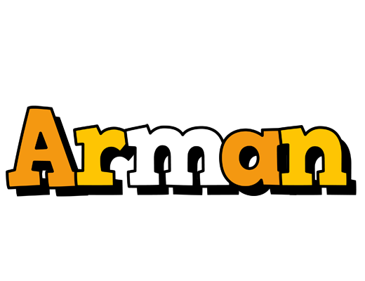Arman cartoon logo