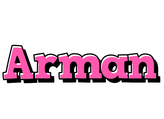 Arman girlish logo