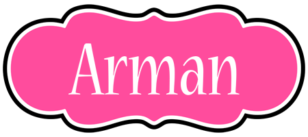 Arman invitation logo