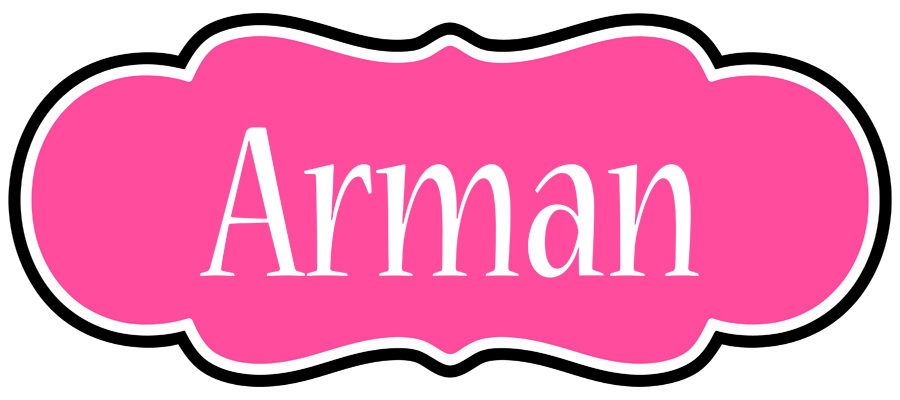 Arman invitation logo