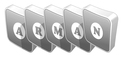 Arman silver logo