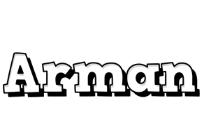 Arman snowing logo