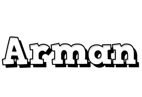 Arman snowing logo