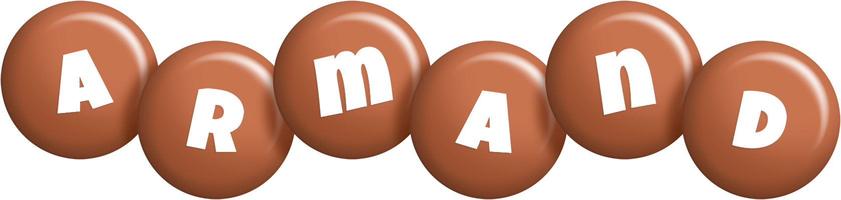 Armand candy-brown logo