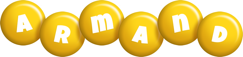 Armand candy-yellow logo